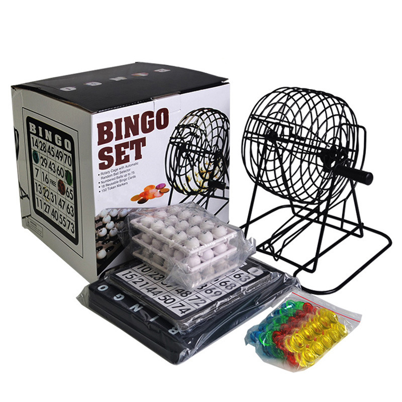 Party Games For Adults Large Group - Machine de loterie de Bingo, ensemble