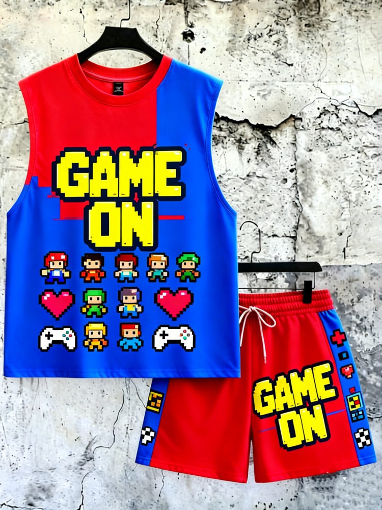 Party Games Game - Ensemble 2 pièces pour homme, débardeur