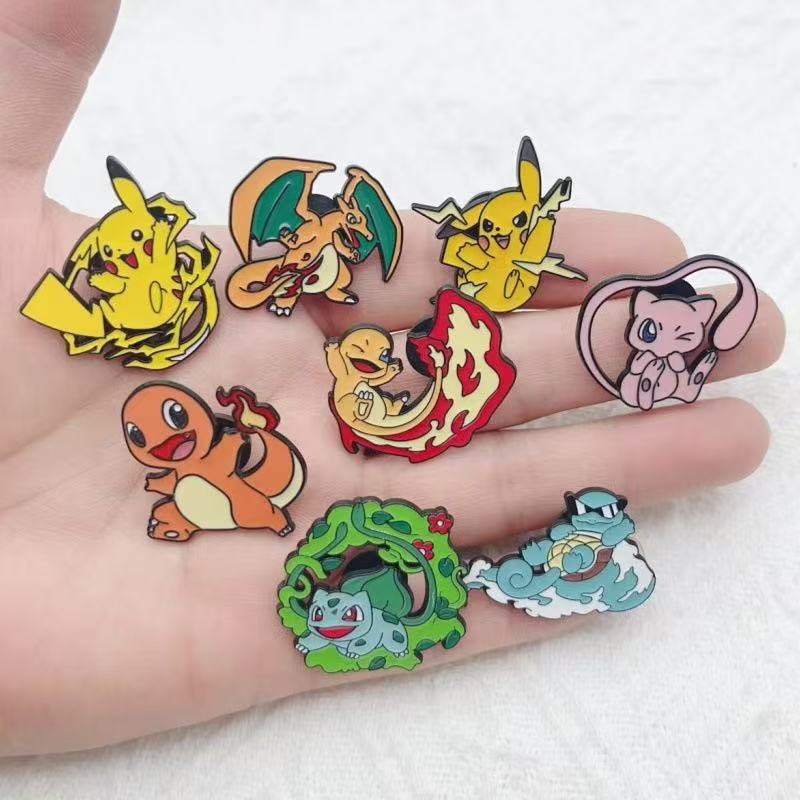 Party Games Event - 8 badges broches en alliage motif