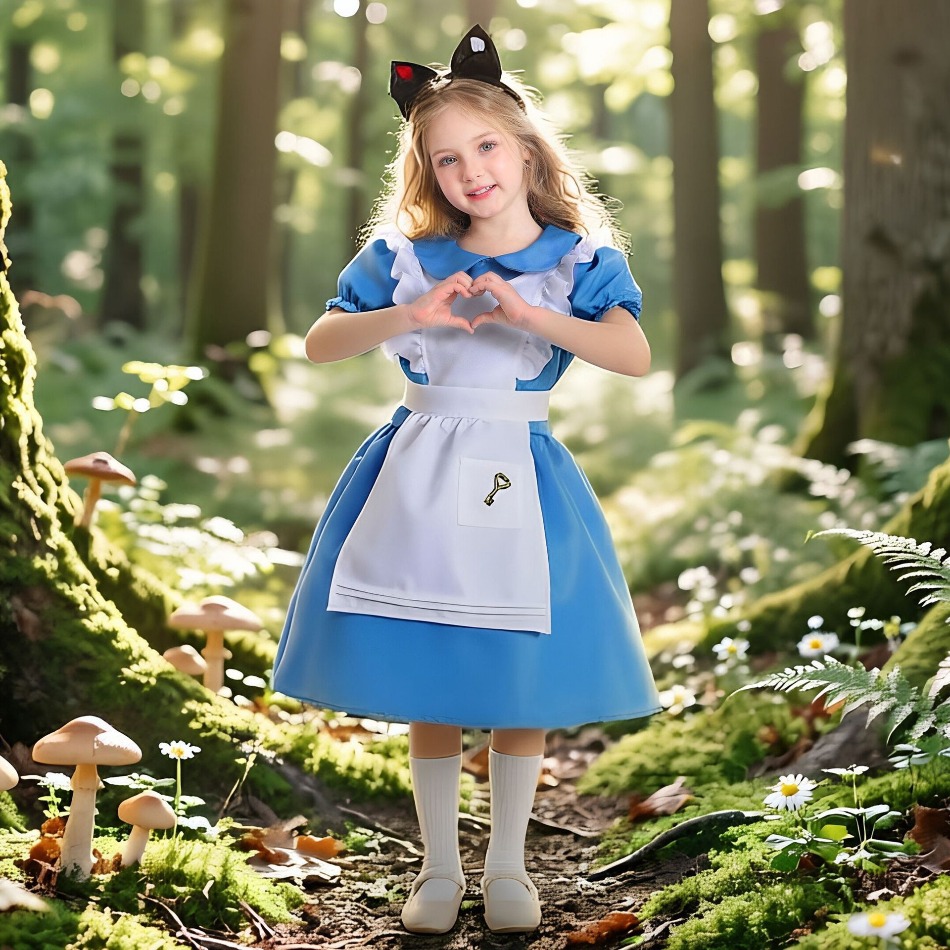 Party Games Alice In Wonderland - Robe bleue Alice au pays des