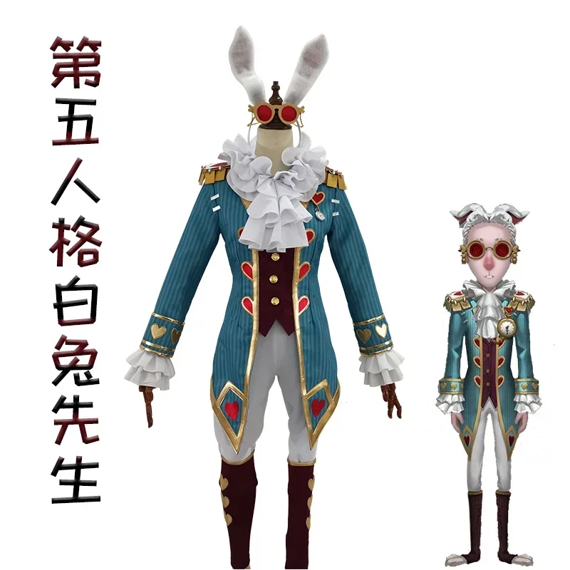Party Games Alice In Wonderland - Costume de Cosplay Mr. White Rabbit