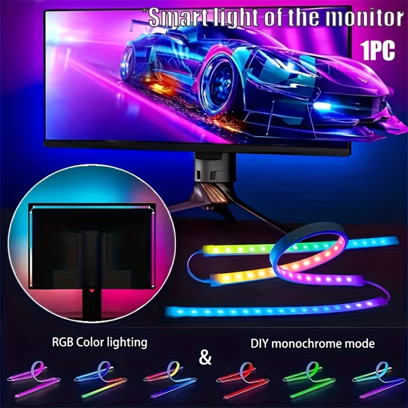 Party Games App - Bande lumineuse de jeu RGB, rétroéclairage