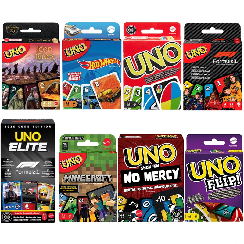 Party Games Mario - Jeux de cartes à revers UNO,