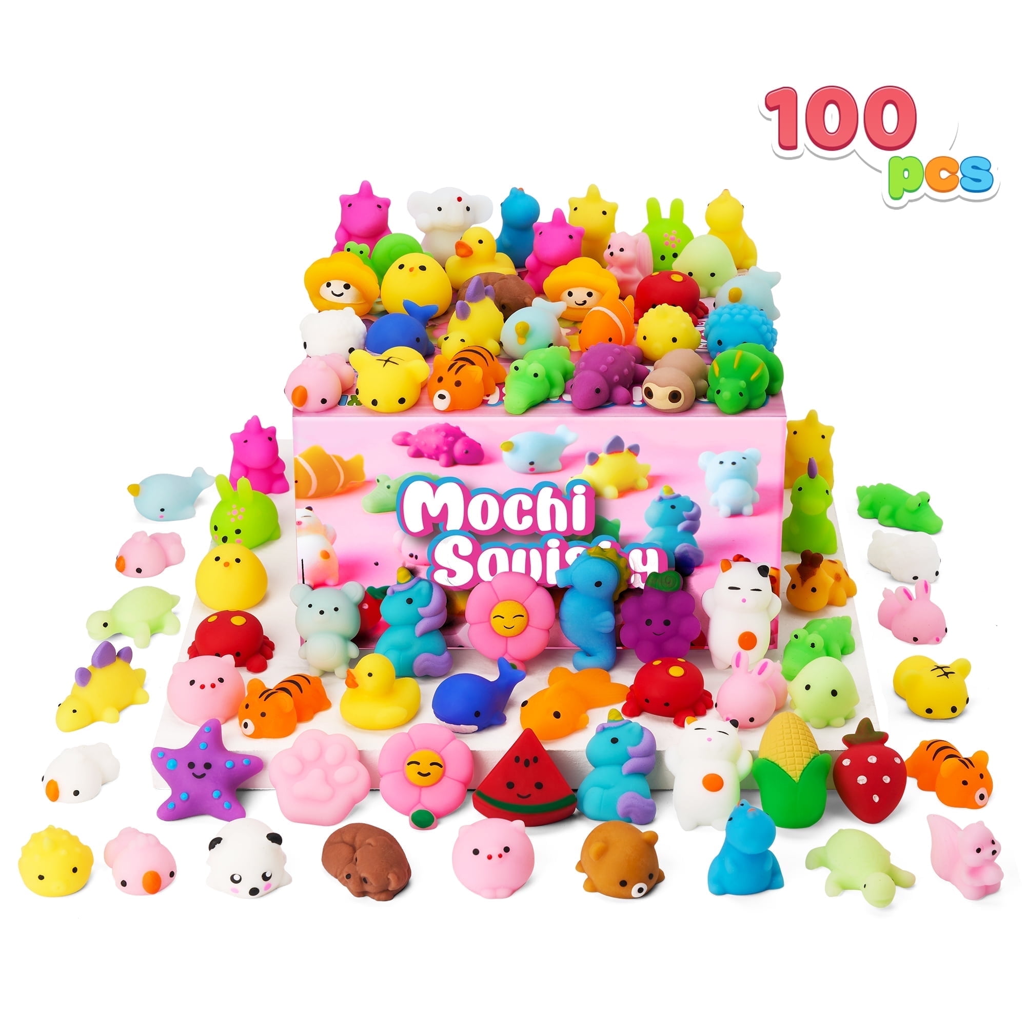 Party Games Kids Birthday - Joyfy 100 pièces Mini animaux et