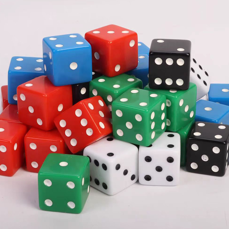 Cubes de dés carrés D6 25MM av - Party Games App avis et prix
