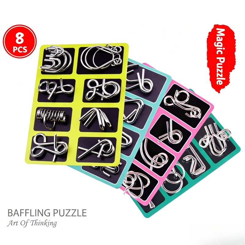 Ensemble de 8 puzzles métalliq - Party Games Classic avis et prix