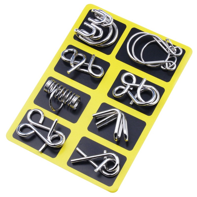 Ensemble de 8 puzzles métalliq - Party Games Classic avis et prix