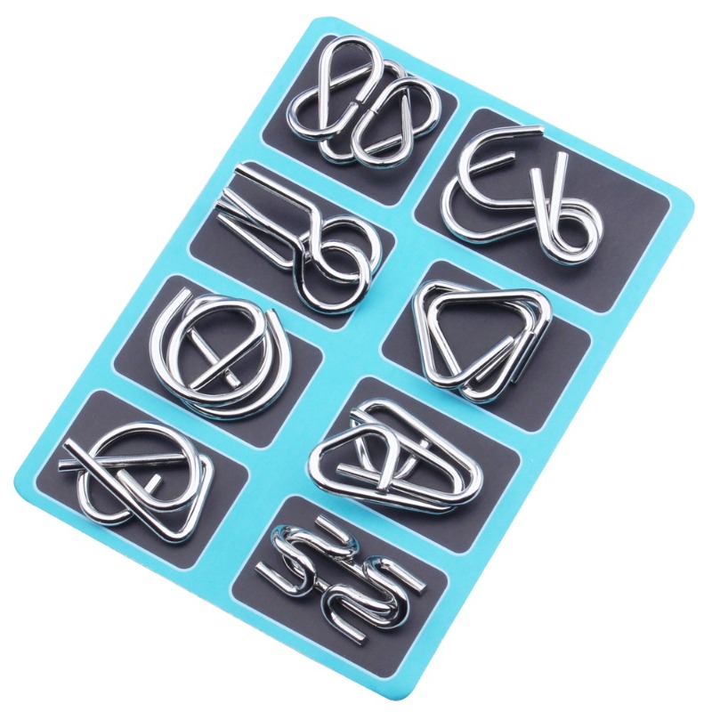 Ensemble de 8 puzzles métalliq - Party Games Classic avis et prix