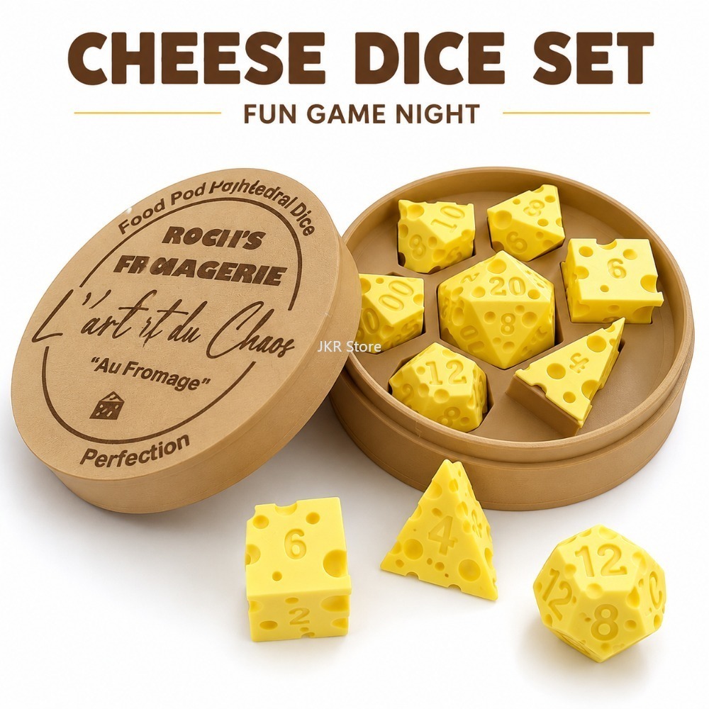 Boîte à dés en forme de fromag - Party Games Classic avis et prix