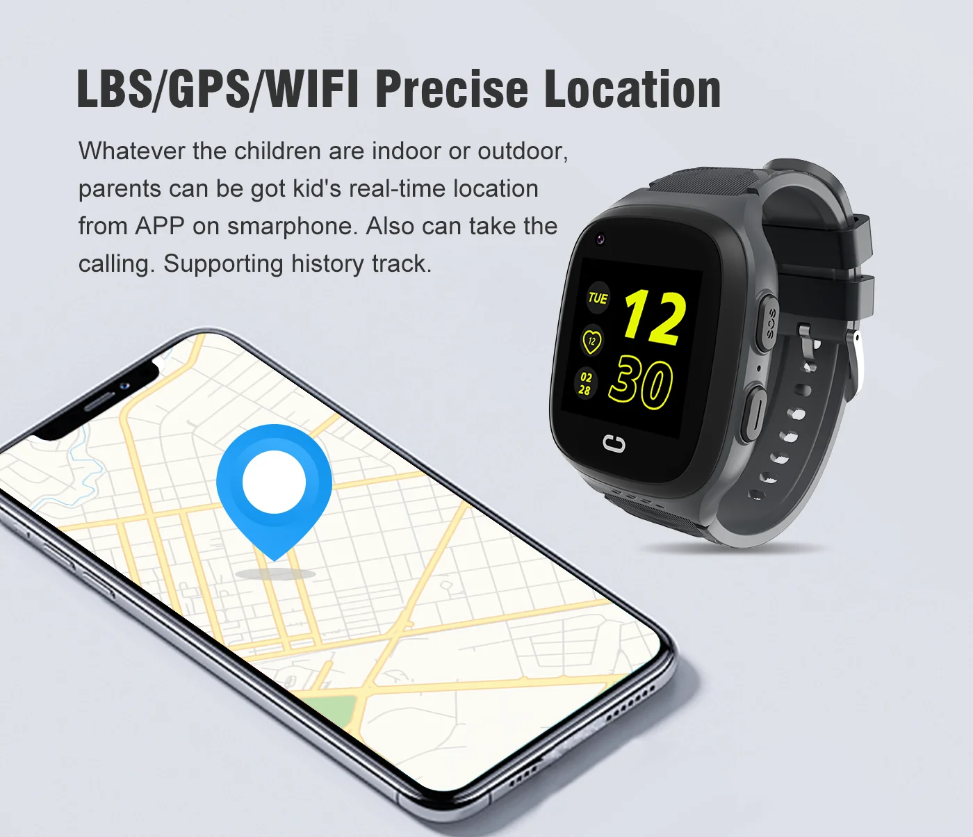 4G enfants Smartwatch SOS étan - Party Games App avis et prix
