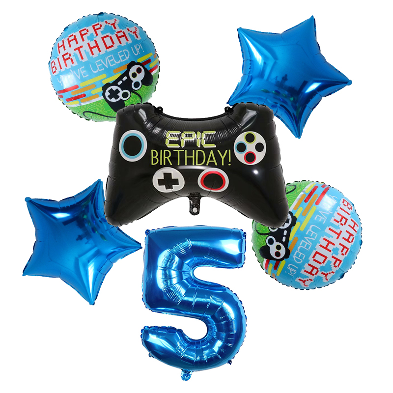 6 Ballons en Aluminium Hélium  - Party Games Kids Birthday avis et prix