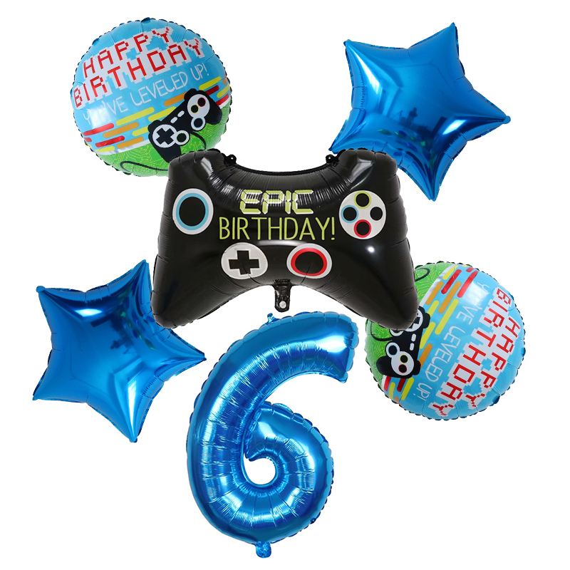 6 Ballons en Aluminium Hélium  - Party Games Kids Birthday avis et prix