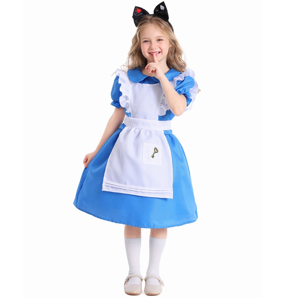 Robe bleue Alice au pays des m - Party Games Alice In Wonderland avis et prix