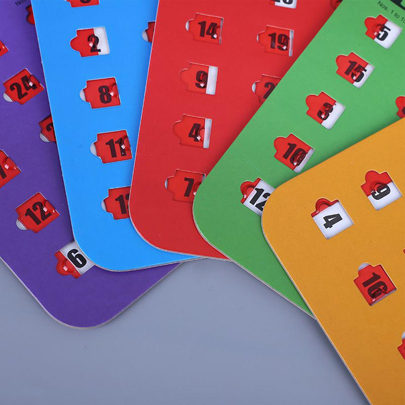5 cartes de jeu de Bingo à gra - Party Games For Adults Large Group avis et prix
