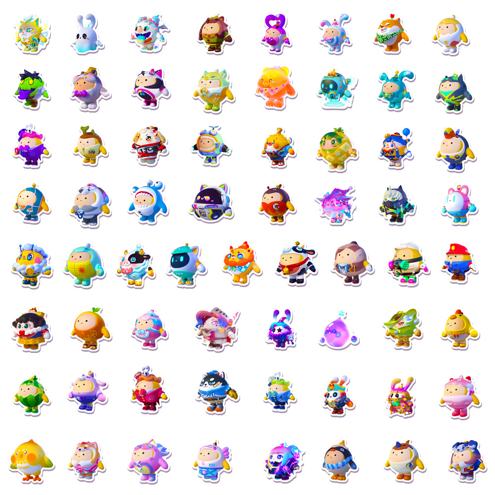 50 autocollants Kawaii Eggy Pa - Party Games Phone avis et prix