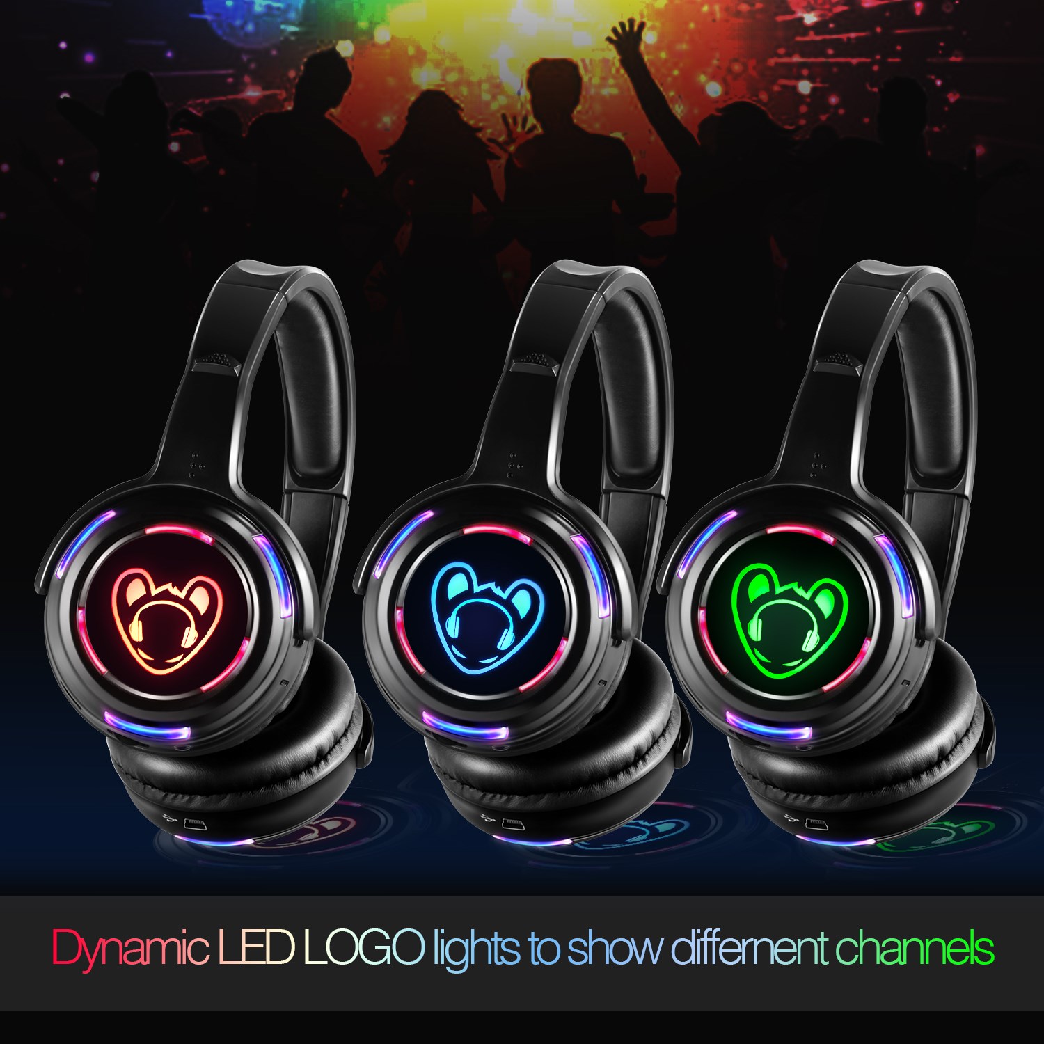 Système d'écouteurs Disco sile - Party Games Phone avis et prix
