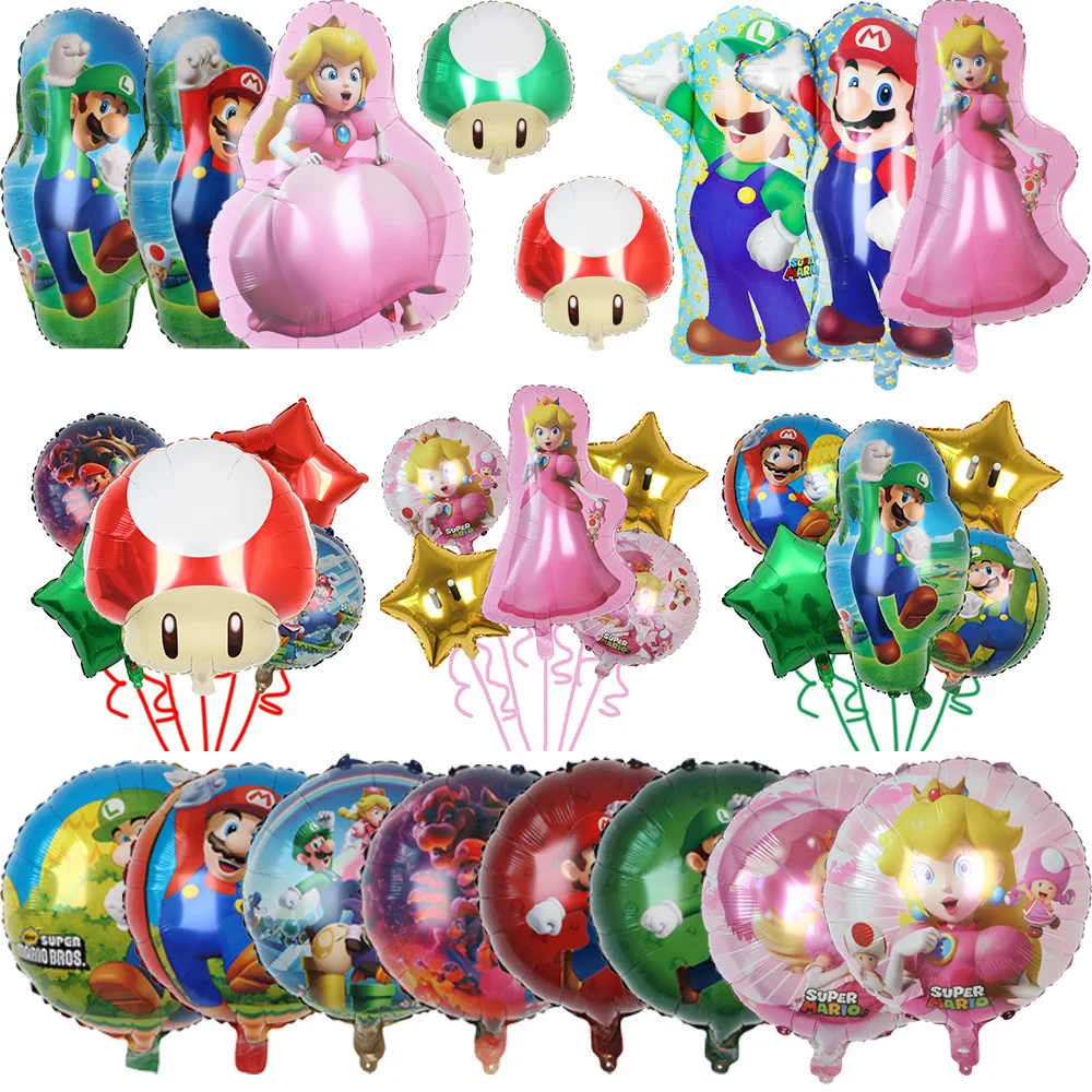Ensemble de ballons Mario Bros - Party Games Mario avis et prix