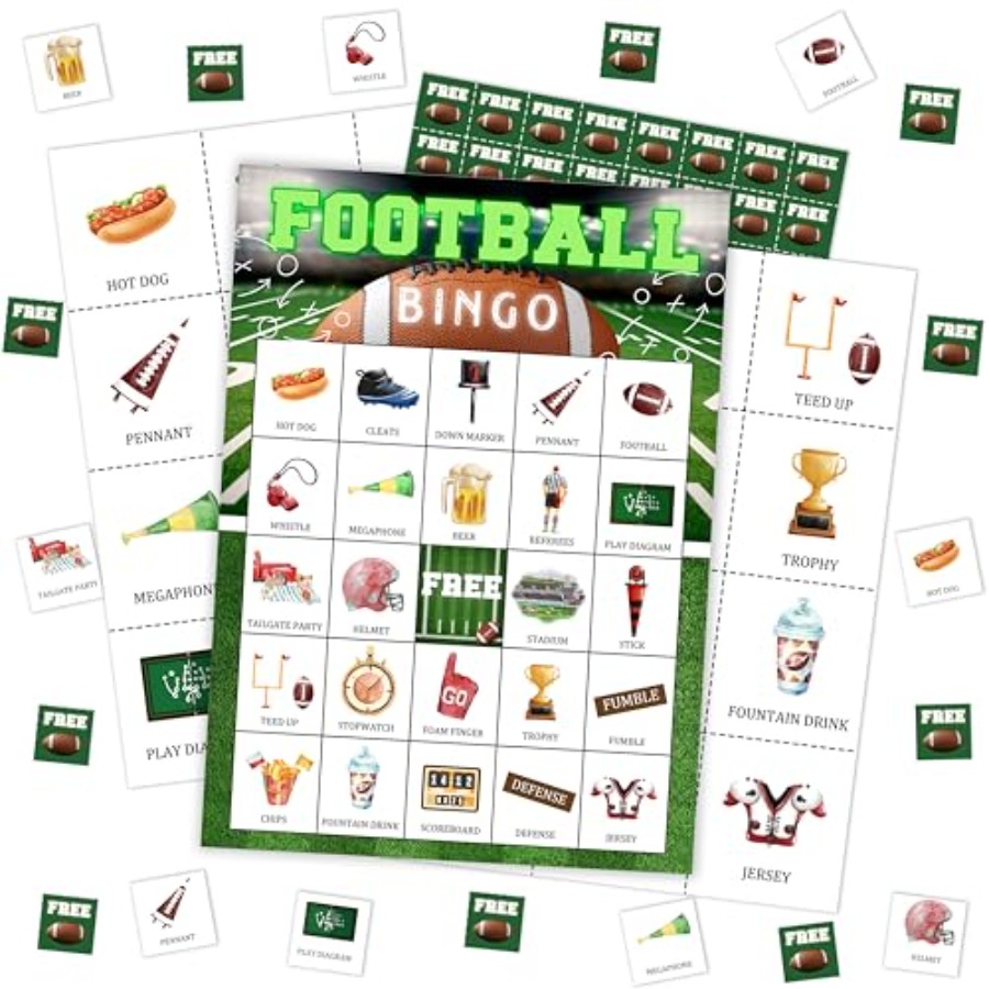 Cartes de jeu de bingo sur le  - Party Games For Adults Large Group avis et prix