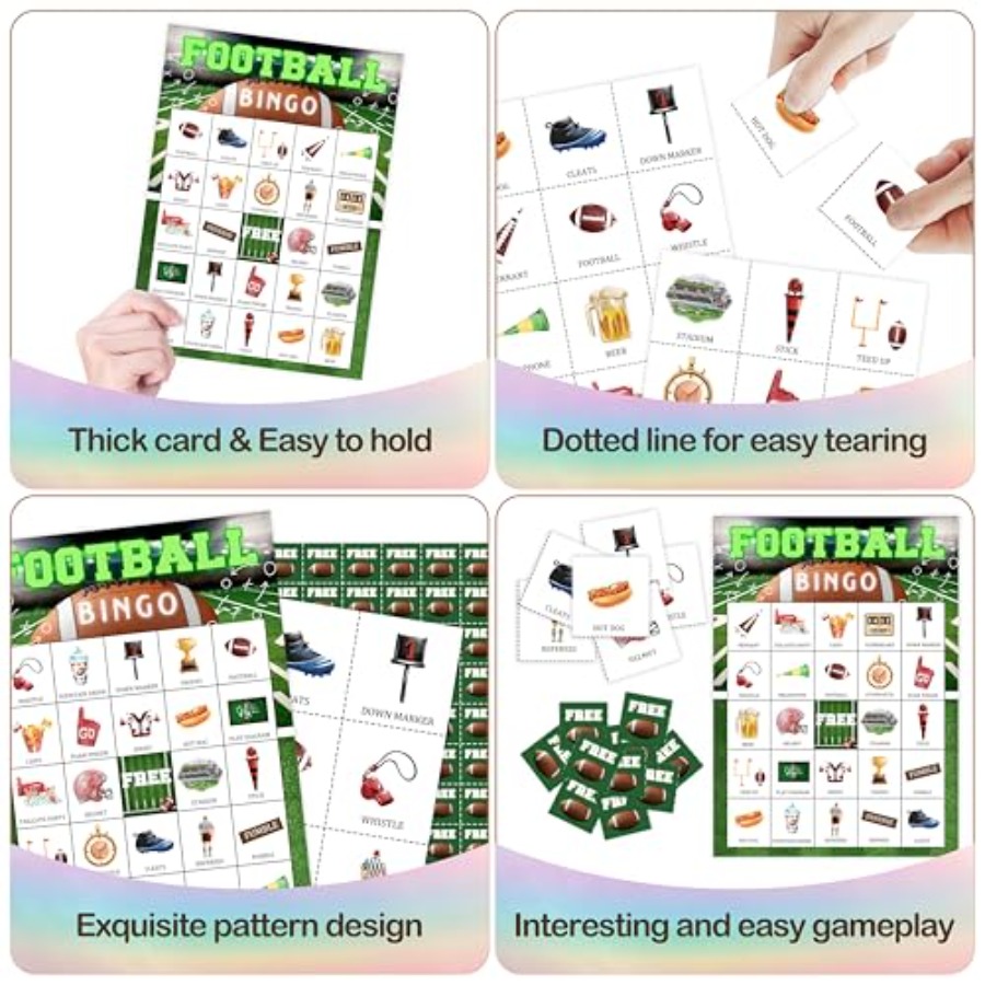 Cartes de jeu de bingo sur le  - Party Games For Adults Large Group avis et prix