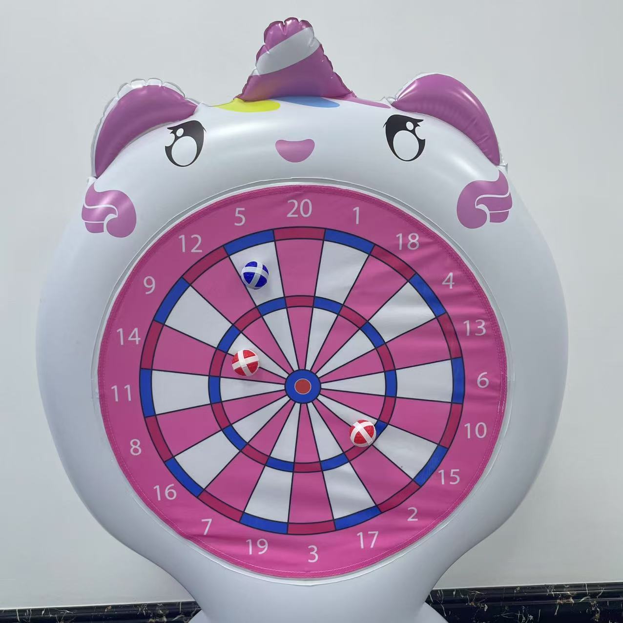 Jeu de lancer licorne gonflabl - Party Games Kids Birthday avis et prix